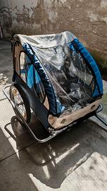 Rimorchio bimbi per bici