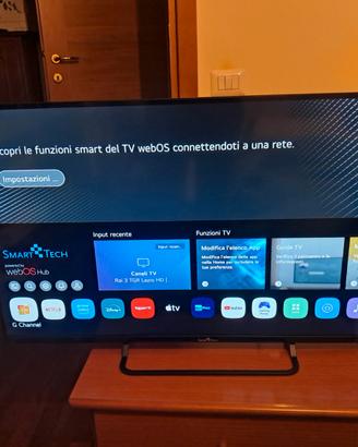 Televisione smart techt
