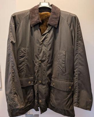 Giacca tipo Barbour in cotone cerato marca Happer