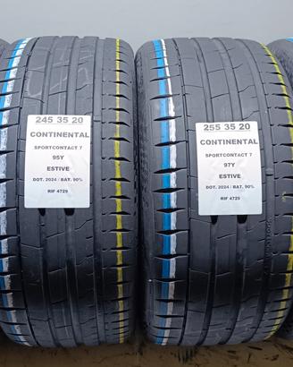 4 GOMME 245 35 20/255 35 20 CONTINENTAL RIF4729