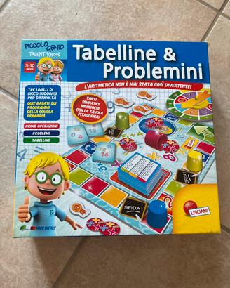 Tabelline e problemi di lisciani gioco da tavolo