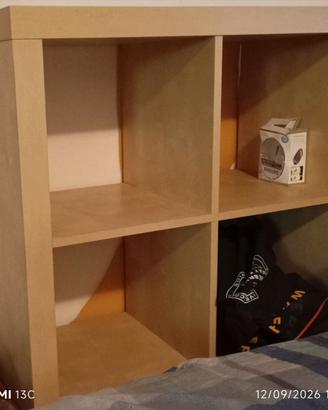Libreria Billy Ikea beige legno