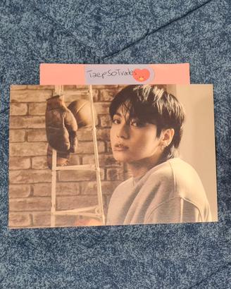 Cartolina ufficiale BTS Jungkook album Golden