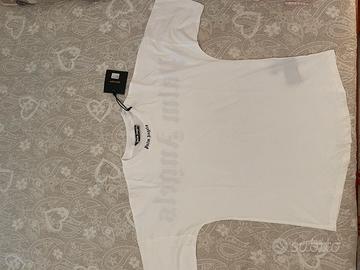 T shirt palm angels bianca e nera