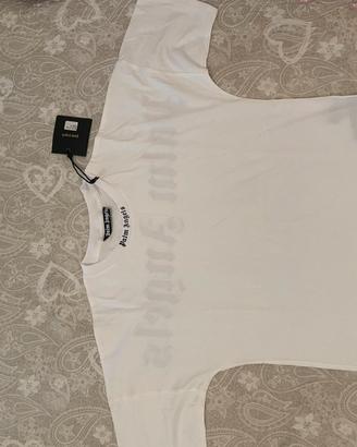 T shirt palm angels bianca e nera