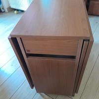 Tavolo Pieghevole Salvaspazio a 2 Ribalte