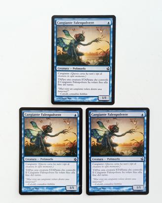 3 x "Cangiante falenpolvere" ITA #42 Aurora MTG 