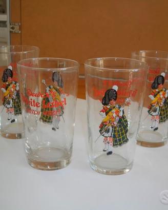 BICCHIERI VINTAGE ANNI 60  PUBBLICITA'