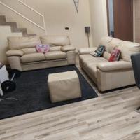 divano letto  in pelle vera