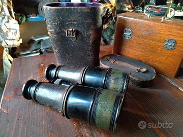 BINOCOLO MILITARE fine 800 OTTONE REGIA MARINA WW1