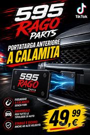 Portatarga Magnetico per Auto a Calamita