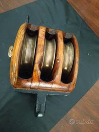Antica Puleggia Bozzello da nave