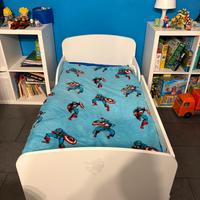 Letto montessori per bambini con cassetti completo