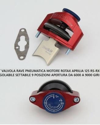 Aprilia rotax HM 125 valvola di scarico regolabil