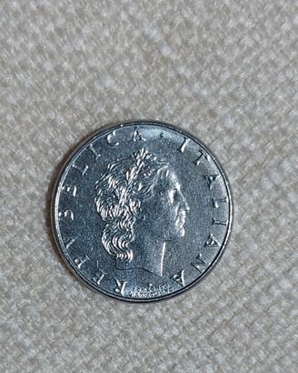 Moneta da 50 lire piccola anno 1993