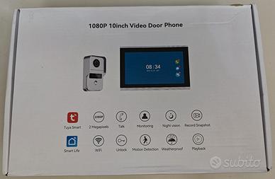 Kit Videocitofono WiFi PoE Ethernet 1080P con APP