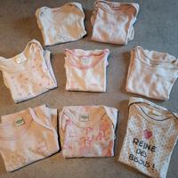 Set 8 pezzi (più 2 omaggio)body misti manica corta