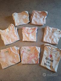 Set 8 pezzi (più 2 omaggio)body misti manica corta