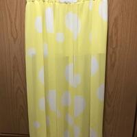 Sottana lunga gialla a pois bianchi Harry Fashon