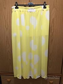 Sottana lunga gialla a pois bianchi Harry Fashon