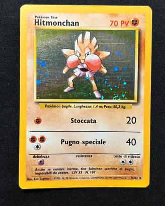Pokemon Hitmonchan 7/102 Set Base ITA