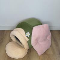 Cuccia cesto morbido gatto o cane di piccola tagli