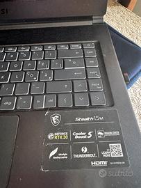 Notebook  MSI Stealth 15M Gaming Laptop: 15.6" 14