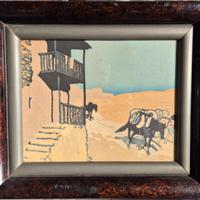 Giuseppe Biasi da Teulada Linoleografia Sardo