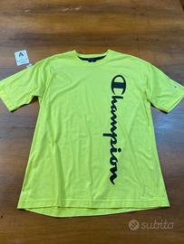 T-shirt Champion gialla taglia S