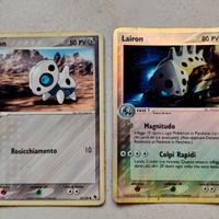 Aron e Lairon Reverse Ex ruby & sapphire Pokemon