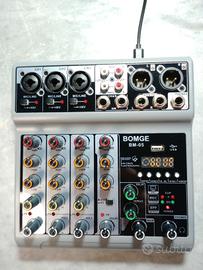 Mixer audio 4/5 canali Nuovo!