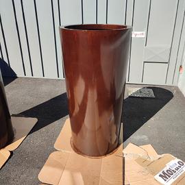 vasi in ferro effetto corten 