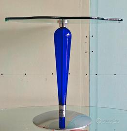 Coppia Tavolini vetro stile murano