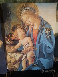 Quadri su tela con finitura dorata