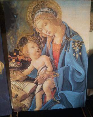 Quadri su tela con finitura dorata