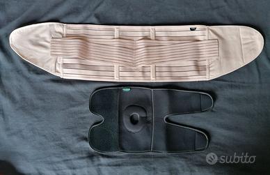 2 Fasce per Schiena e Ginocchio Nuove