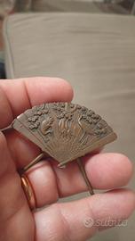 antico porta menù in bronzo 