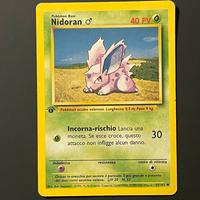 Pokémon NIDORAN 55/102 Set Base 1a Edizione ITA