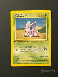 Pokémon NIDORAN 55/102 Set Base 1a Edizione ITA
