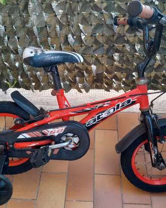 Bicicletta bambino Atala con rotelle