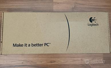 Tastiera Logitech  con mouse  entrambi cordless