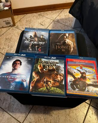 Cinque DVD Blu-ray 3D
