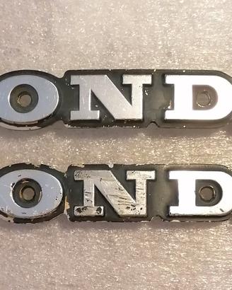 Scritte Honda epoca