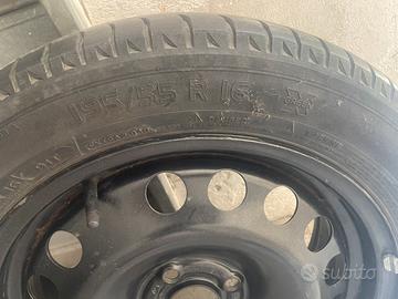 Ruota completa di cerchio 195/55/R16  Opel Corsa