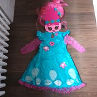 vestito di Carnevale Poppy dei Trolls 
