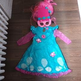 vestito di Carnevale Poppy dei Trolls 