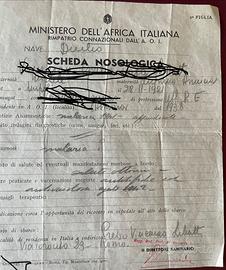 Scheda nosologica storica 