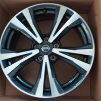 4 CERCHI IN LEGA NISSAN 18" QASHQAI CODICE A709