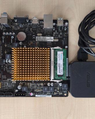 Mini-PC ITX Passivo - ASUS J2900I-C + RAM + ALIMEN