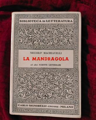 "La Mandragola" di Niccolò Macchiavelli (vintage)
